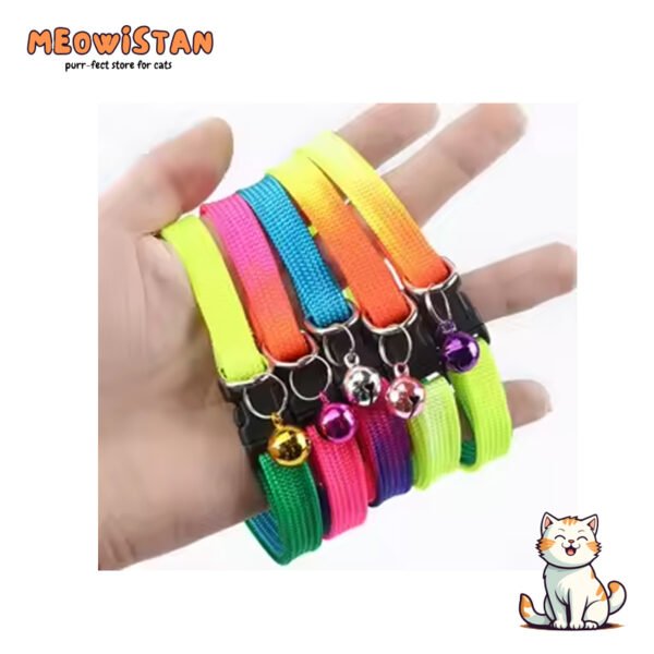 Rainbow Collar with Bell