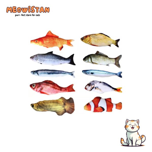 Fish Plush Cat toy