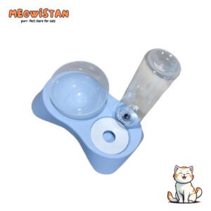 Plastic Bowl with Water Dispenser Bottle