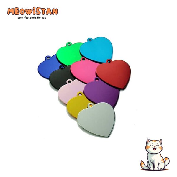 Pet ID Tags - Heart shape