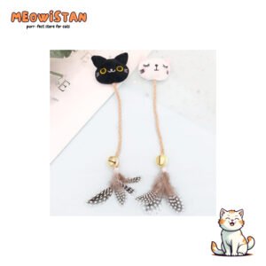 Cat Toy with Feather Bell