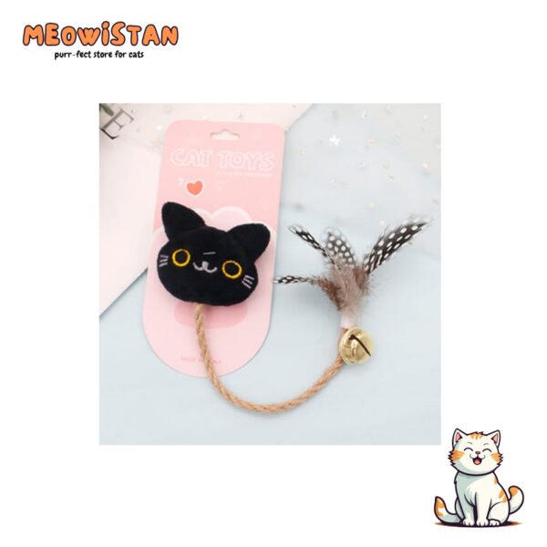Cat Toy with Feather Bell - Image 2