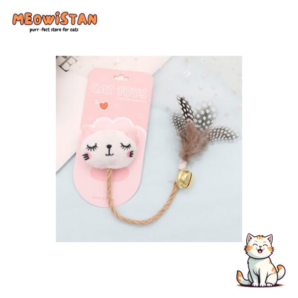 Cat Toy with Feather Bell - Image 3